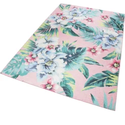 Accessorize Teppich 130x190 cm Rosa "Tropical Orchid"