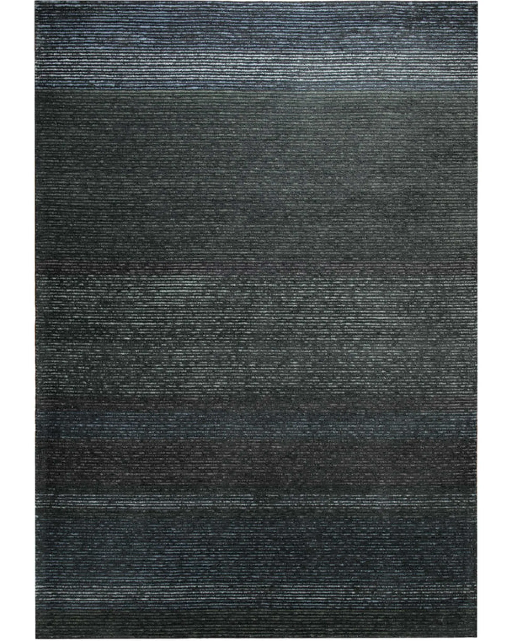 Anthrazit im Streifenlauf - Handtuft 160 x 230 cm
