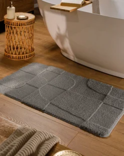 Badteppich Basalt Grau