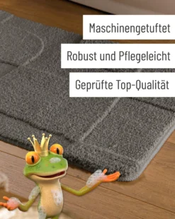 Badteppich Basalt Grau