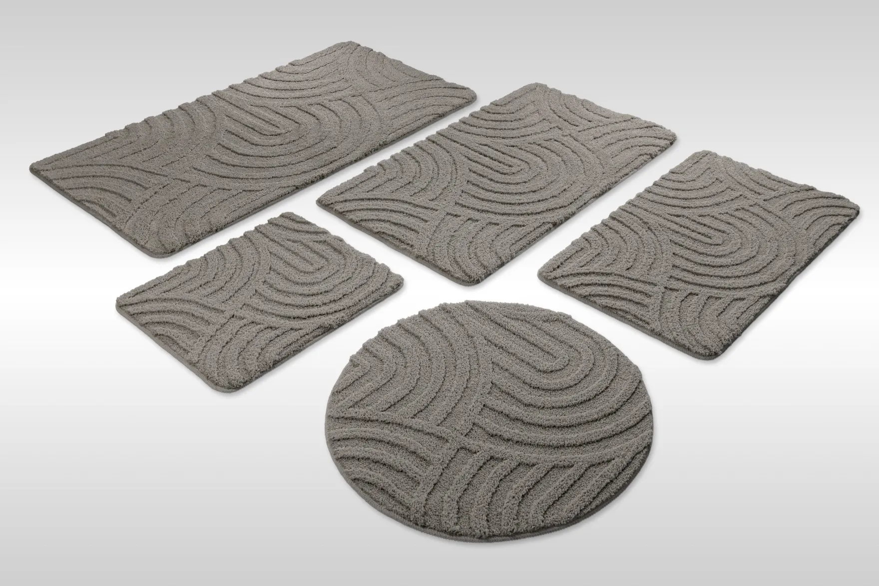 Badteppich Basalt Grau "Fiete" WECONhome