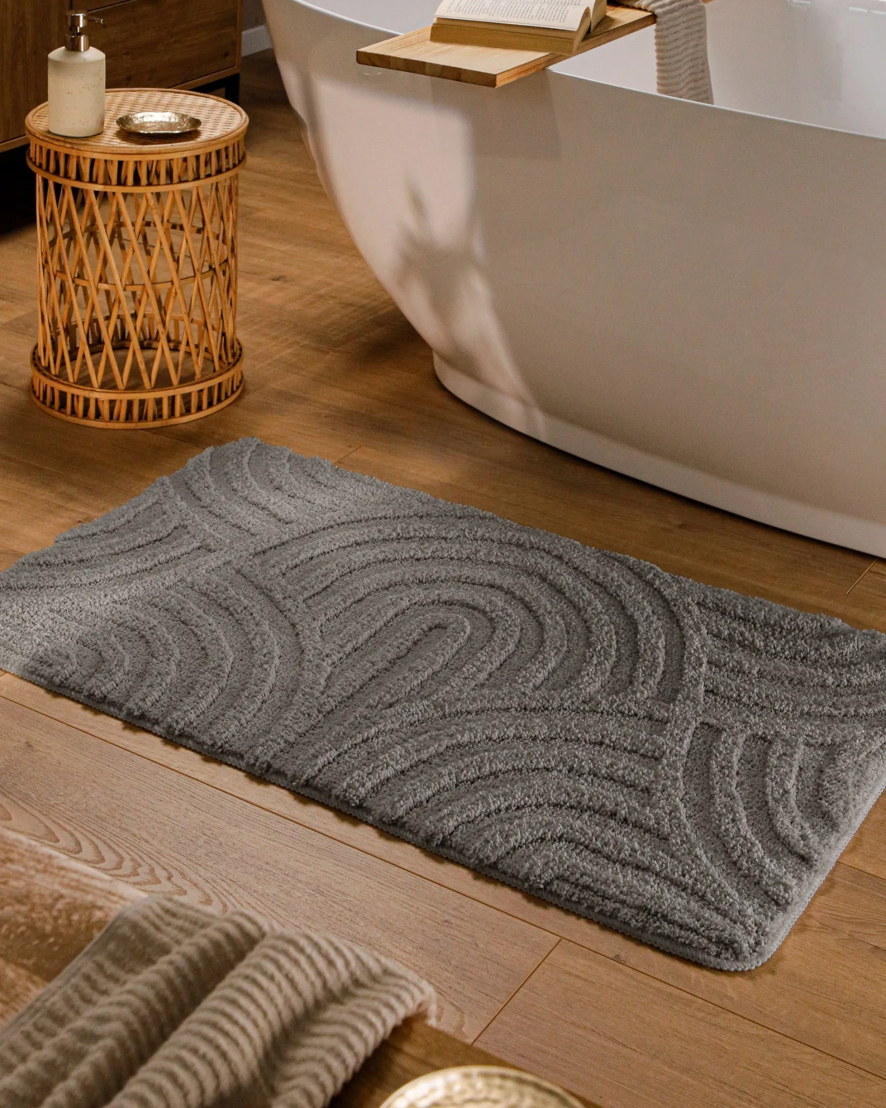 Badteppich Basalt Grau "Fiete" WECONhome