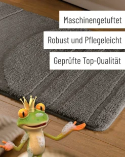 Badteppich Basalt Grau