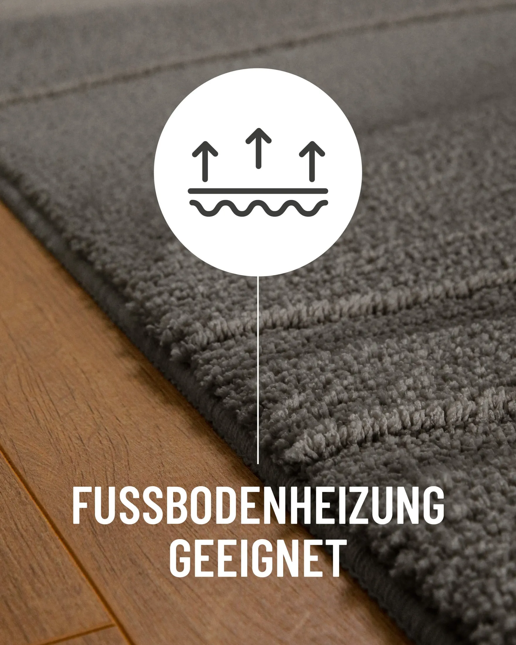 Badteppich Basalt Grau "Marc" WECONhome