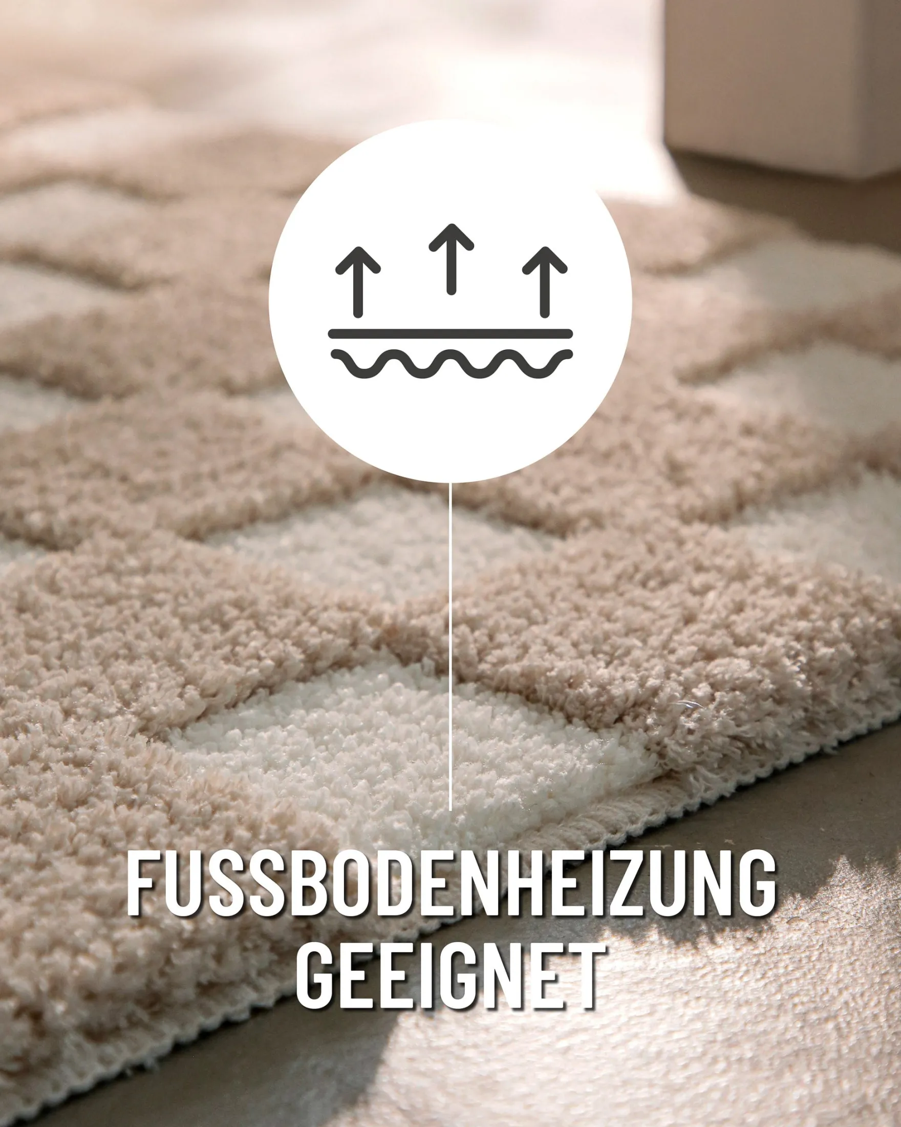 Badteppich Beige "Bobbi" WECONhome