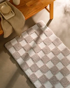 Badteppich Beige