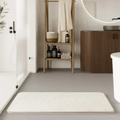 Badteppich Beige