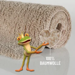 Badteppich Beige