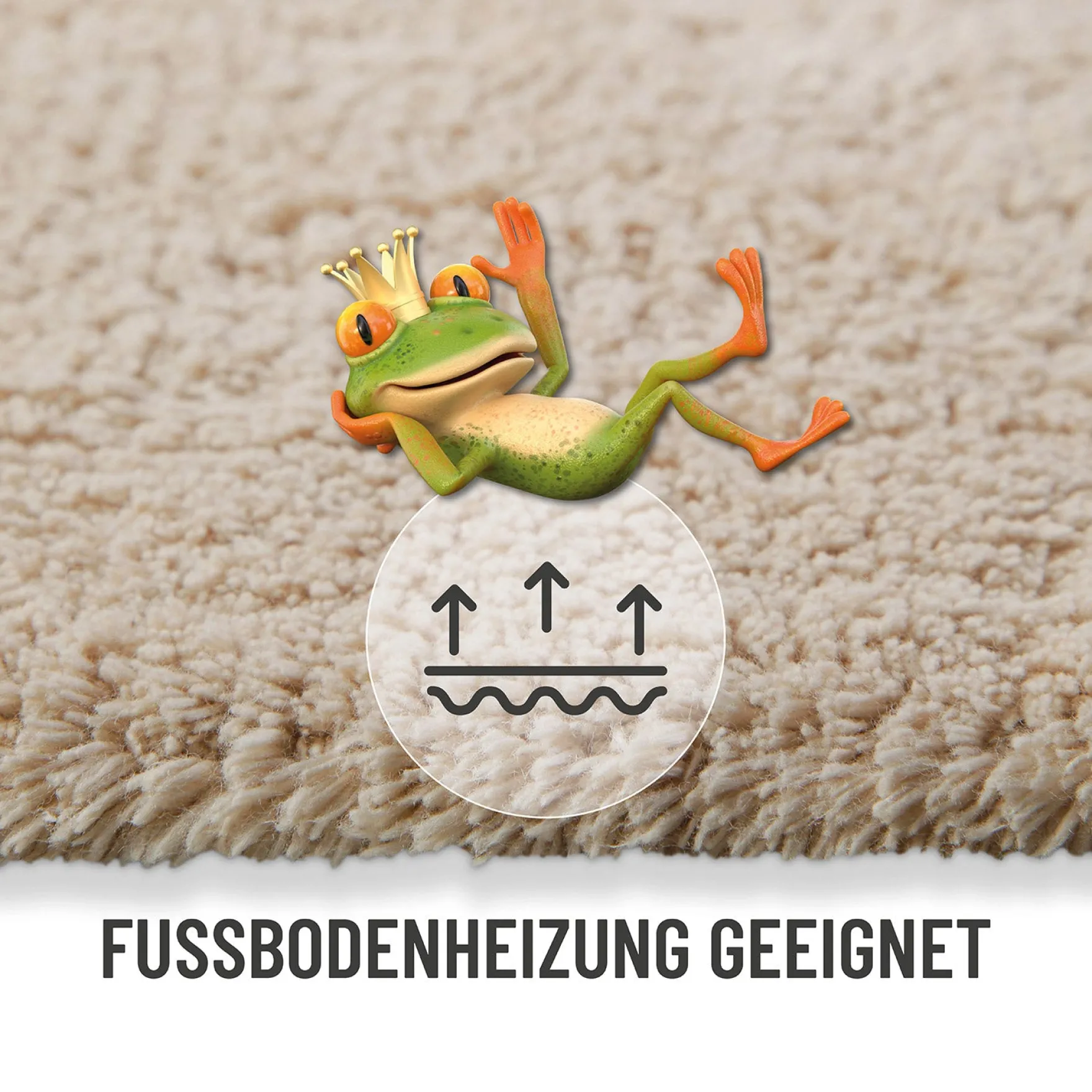 Badteppich Beige "Erik" WECONhome Basics