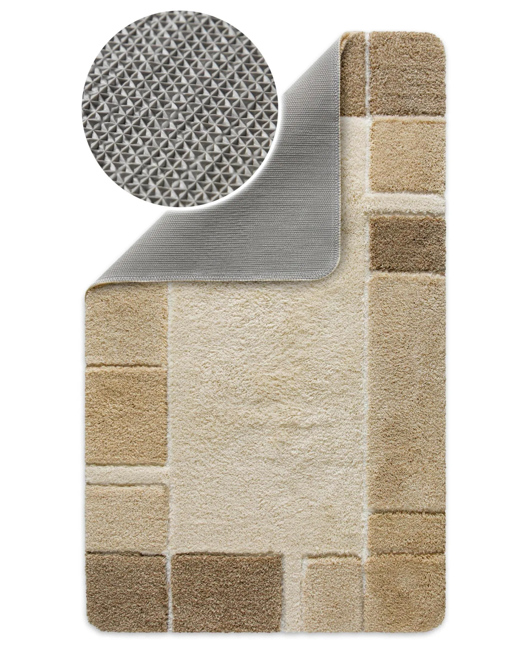 Badteppich Beige Multi "Villa Elba" Homie Living