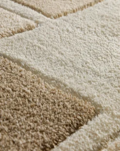 Badteppich Beige Multi