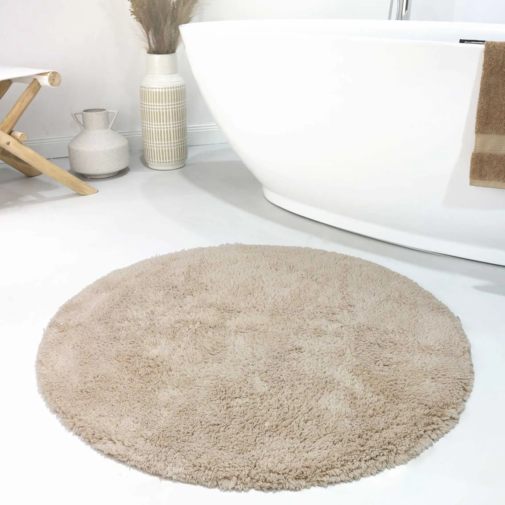 Badteppich Beige "Ole" WECONhome Basics