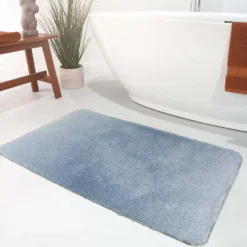 Badteppich Blau meliert 