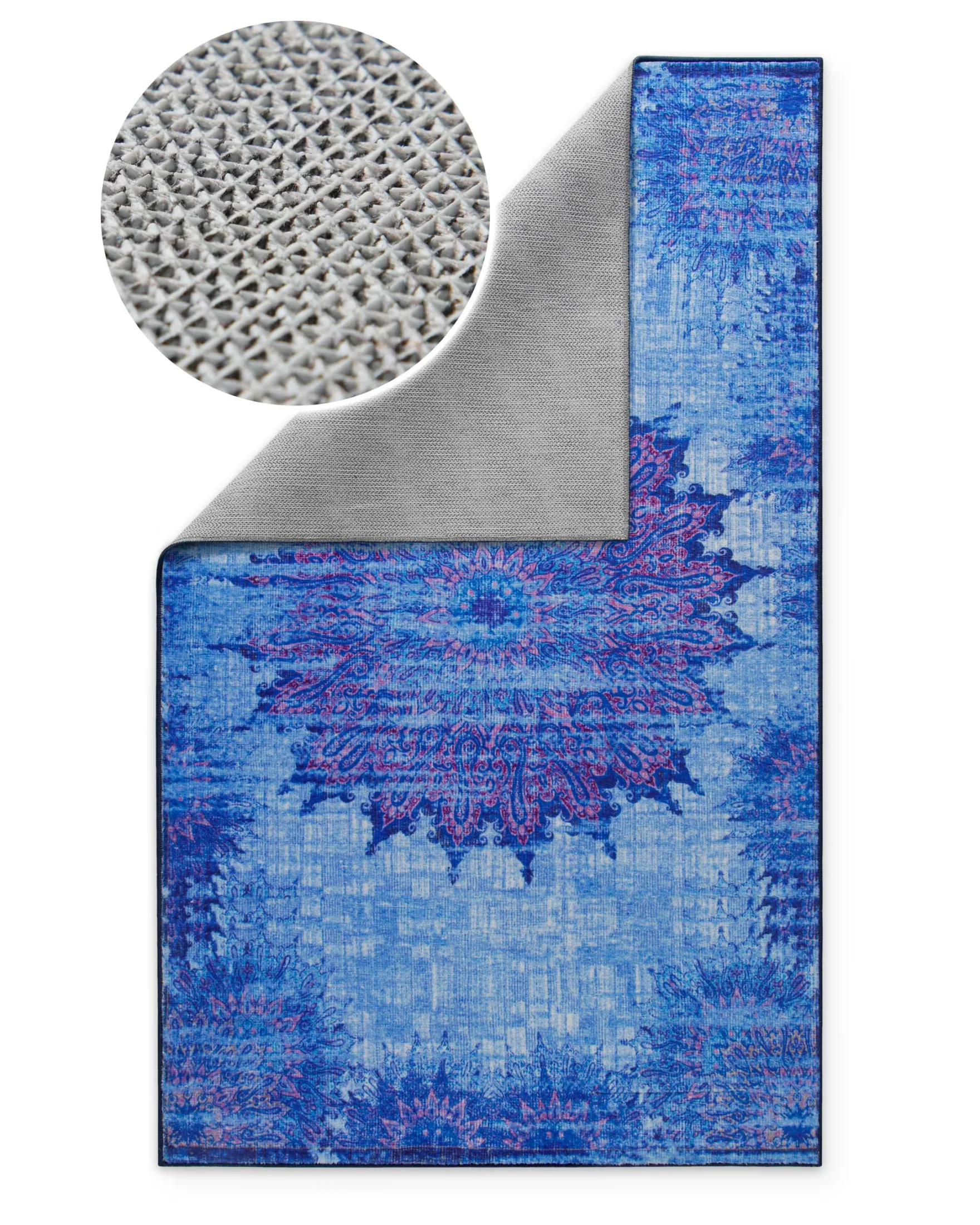 Badteppich Blau Multi "Healing" WECONhome