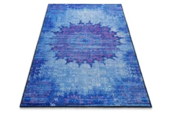Badteppich Blau Multi