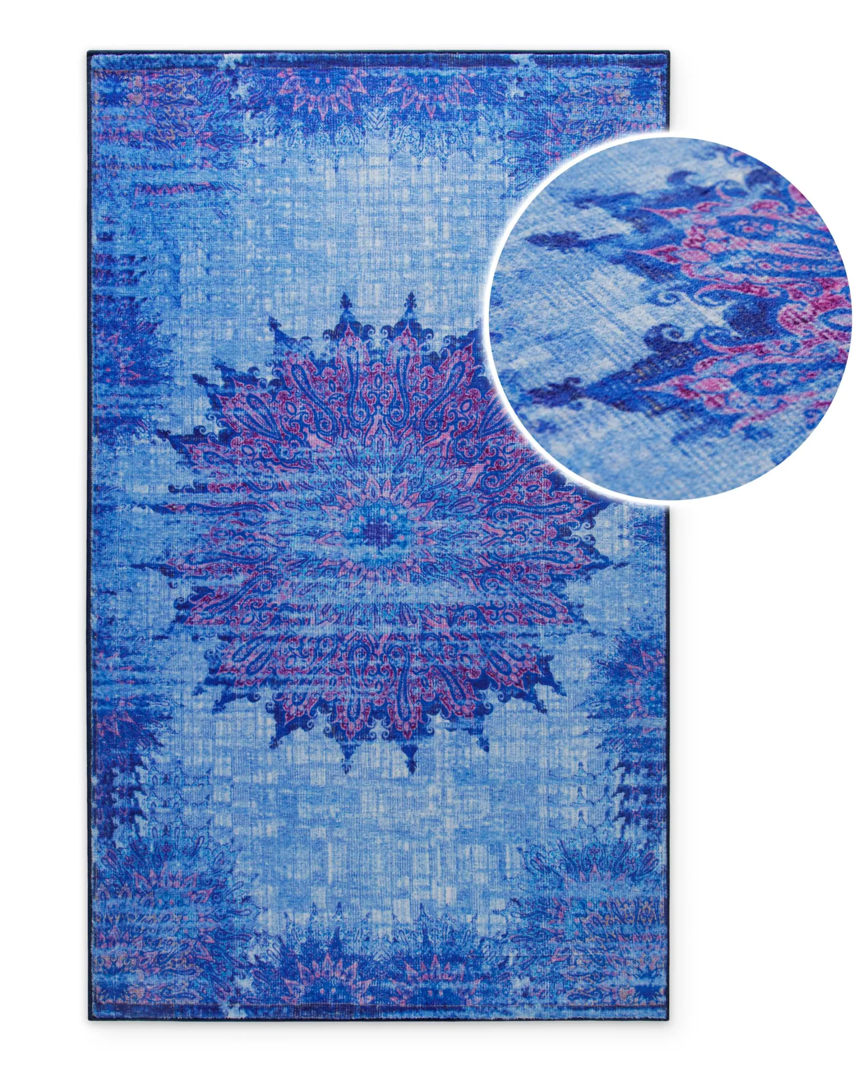 Badteppich Blau Multi "Healing" WECONhome