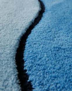 Badteppich Blau Multi 
