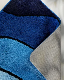 Badteppich Blau Multi 