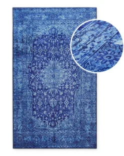Badteppich Blau Multi