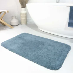 Badteppich Blau