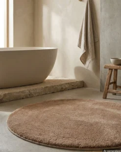 Badteppich Braun Beige "Joris" WECONhome Basics