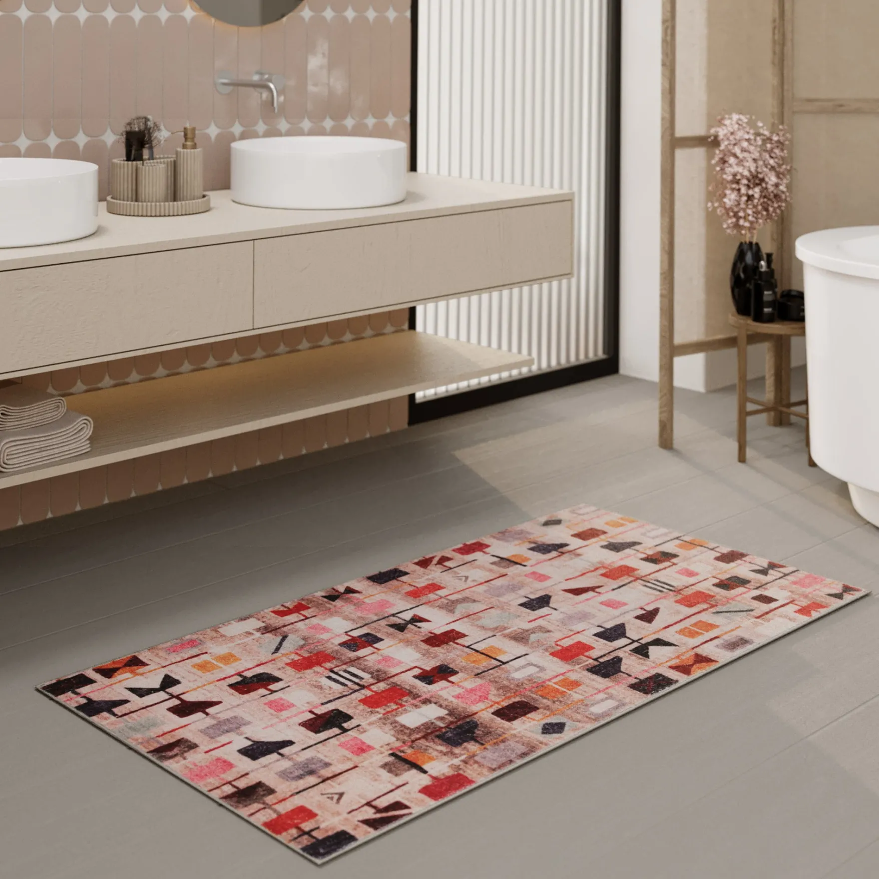 Badteppich Bunt "Nelson" WECONhome