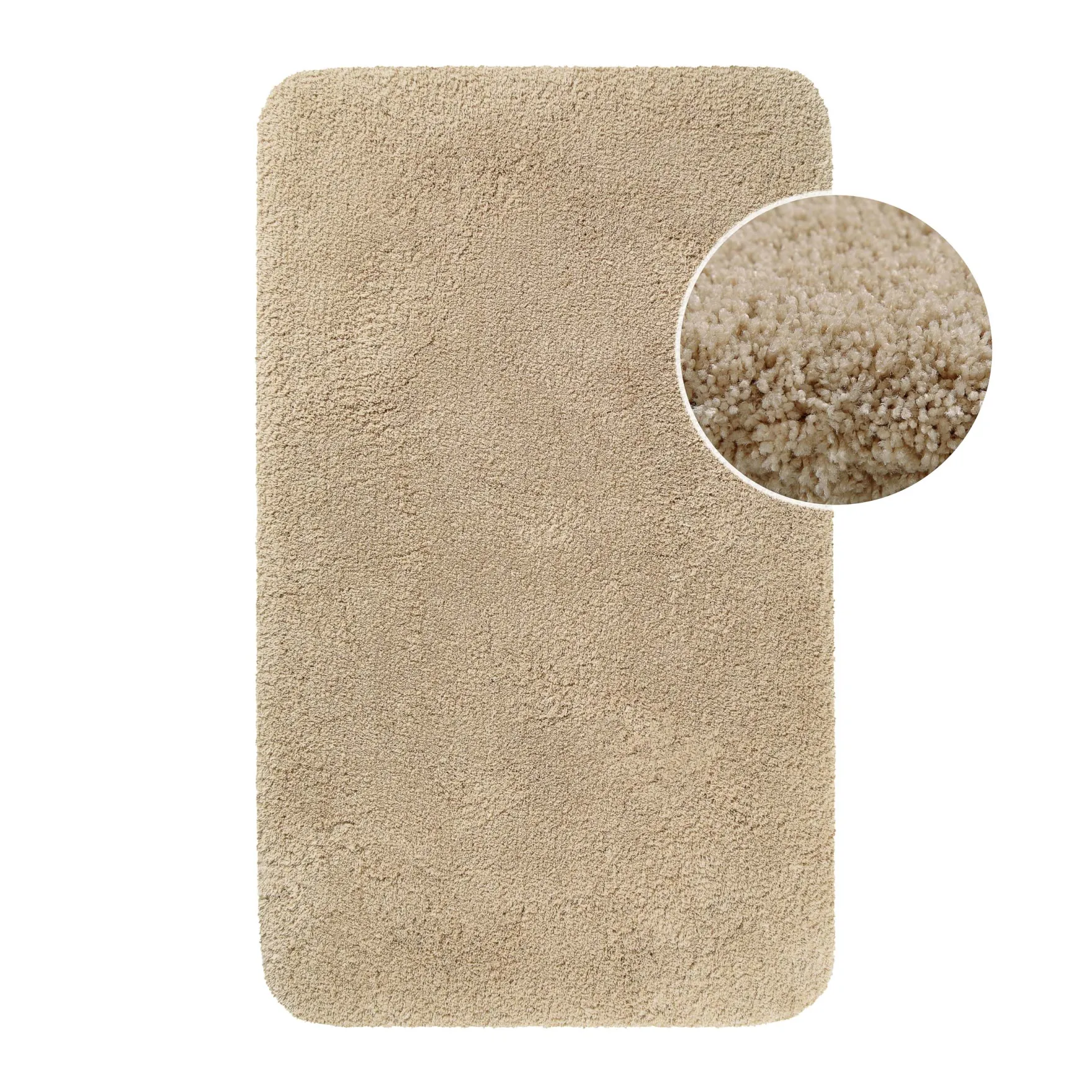 Badteppich Cappuccino Beige "Porto Azzurro" Homie Living