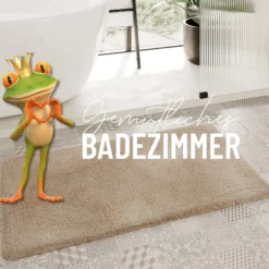 Badteppich Cappuccino Beige