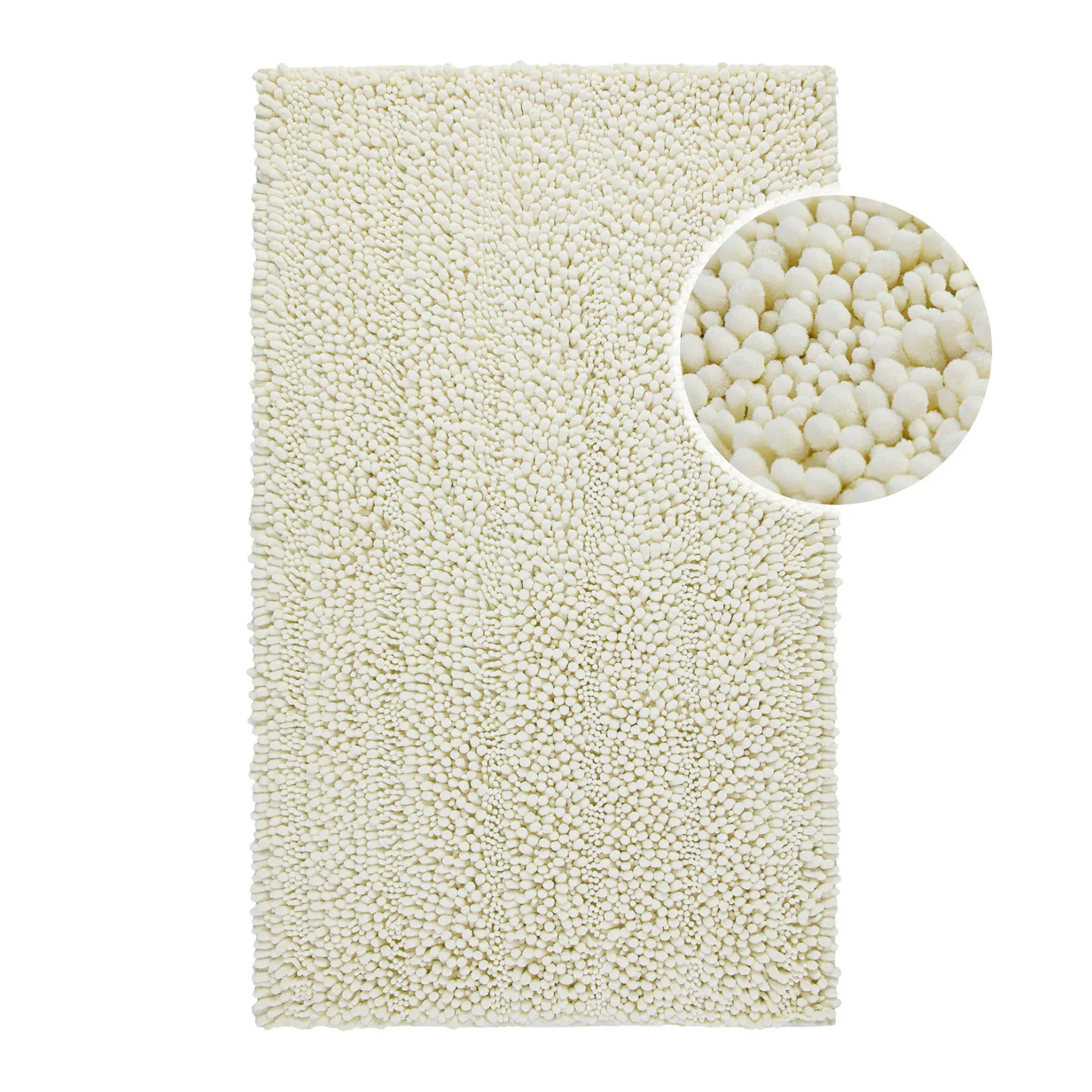 Badteppich Creme Beige "Benno" WECONhome Basics