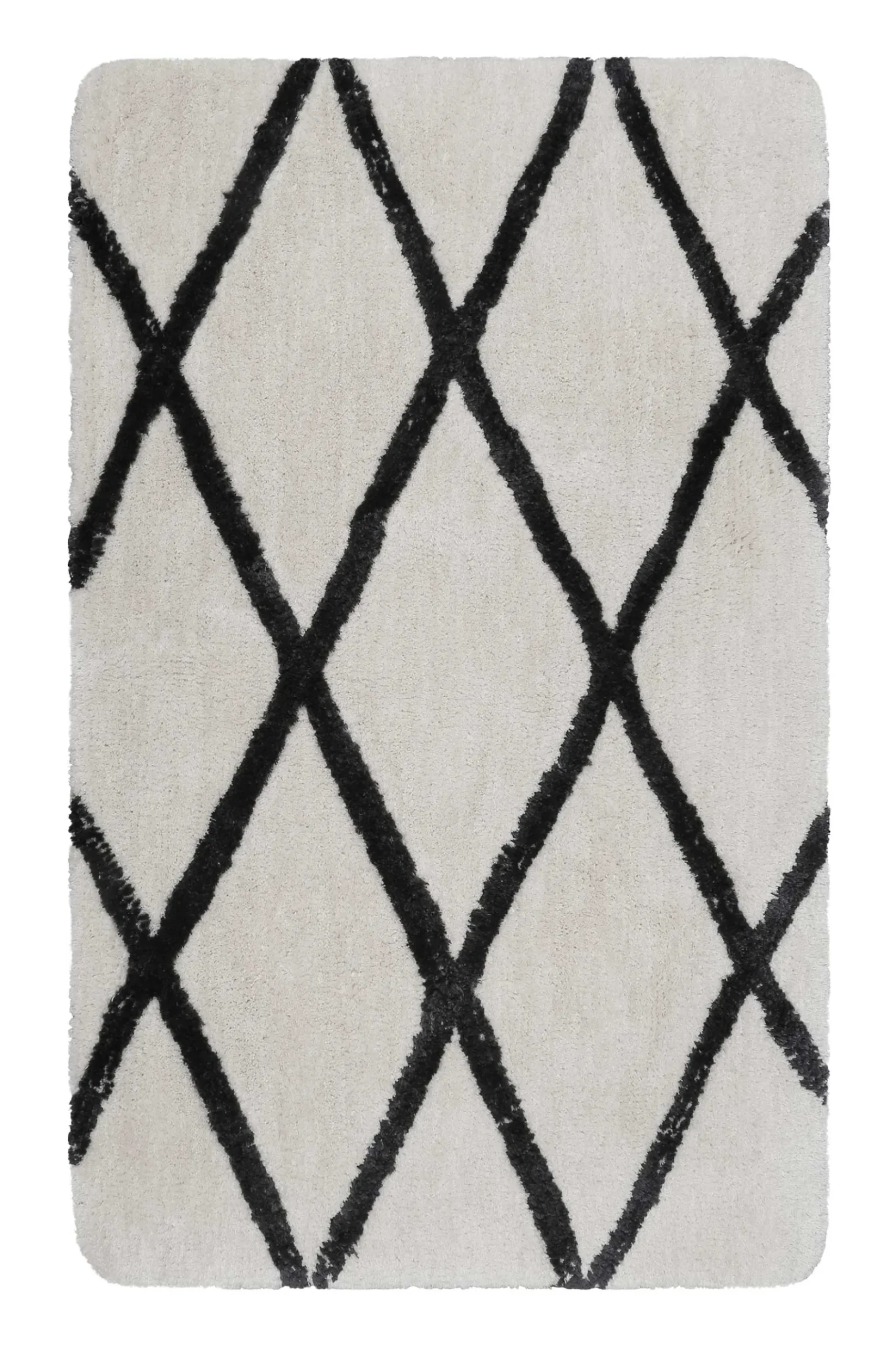Badteppich Creme Schwarz "San Bosa" Homie Living
