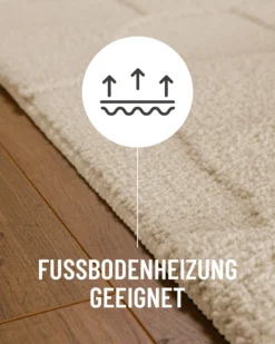 Badteppich Creme Weiß "Davie" WECONhome