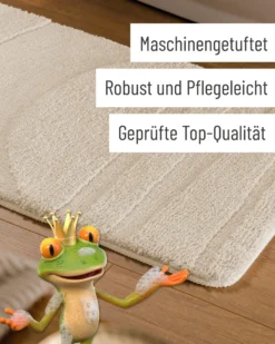 Badteppich Creme Weiß "Marc" WECONhome