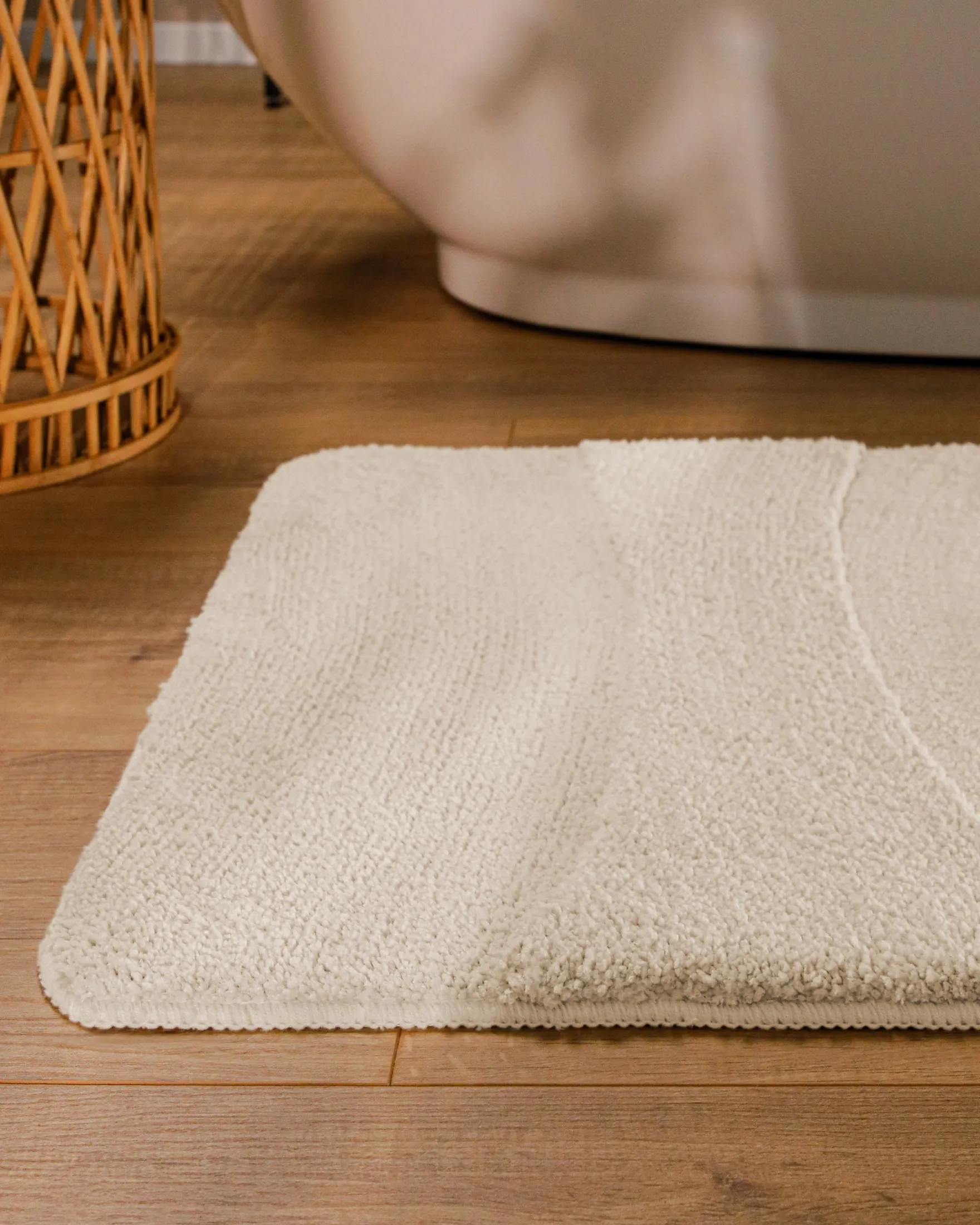 Badteppich Creme Weiß "Marc" WECONhome