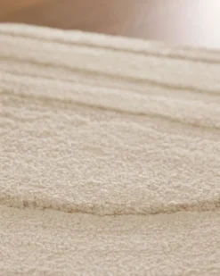Badteppich Creme Weiß