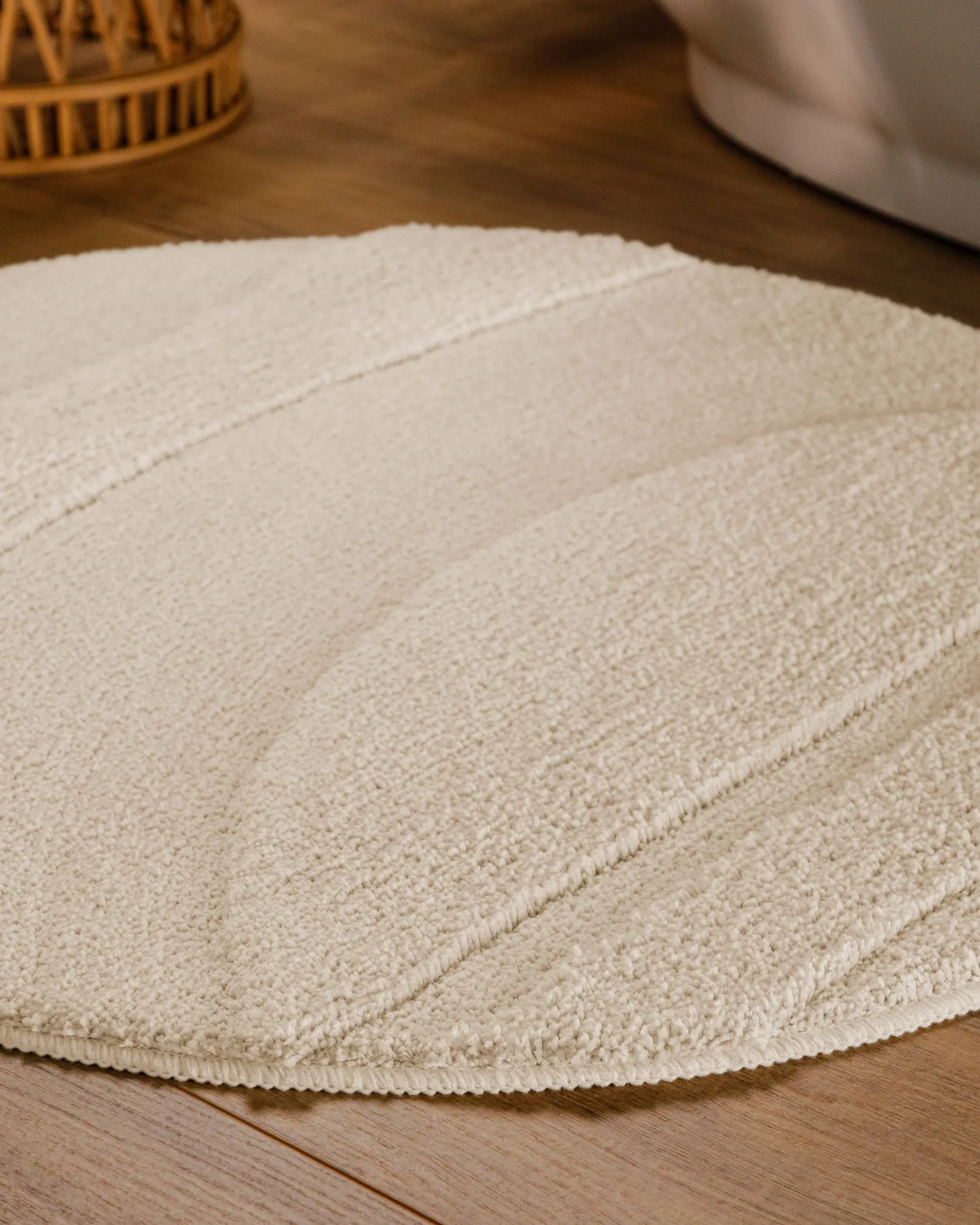 Badteppich Creme Weiß "Marc" WECONhome