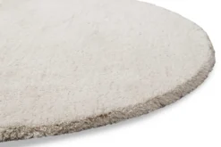 Badteppich Creme Weiß