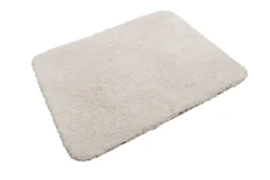 Badteppich Creme Weiß