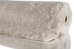 Badteppich Creme Weiß