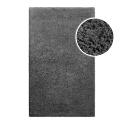 Badteppich Granit Grau