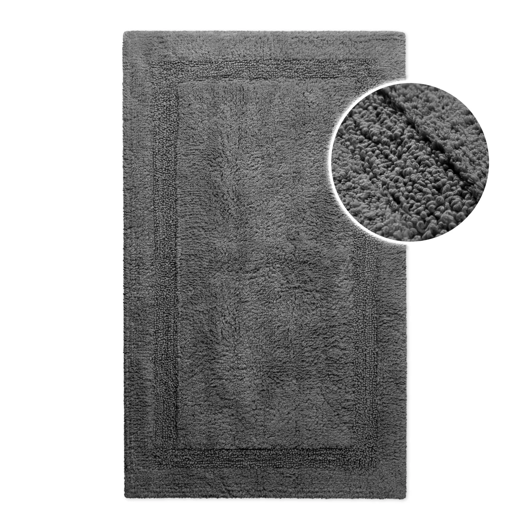 Badteppich Granit Grau "Knut" WECONhome Basics