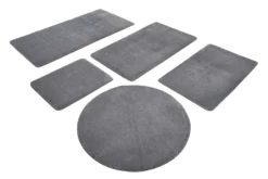Badteppich Grau