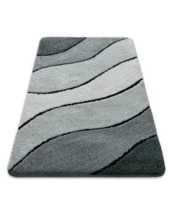Badteppich Grau Multi