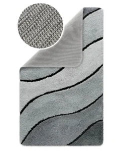 Badteppich Grau Multi