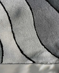 Badteppich Grau Multi