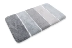 Badteppich Grau Multi