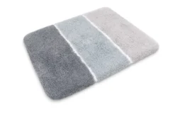 Badteppich Grau Multi