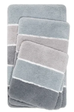 Badteppich Grau Multi