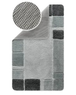 Badteppich Grau Multi