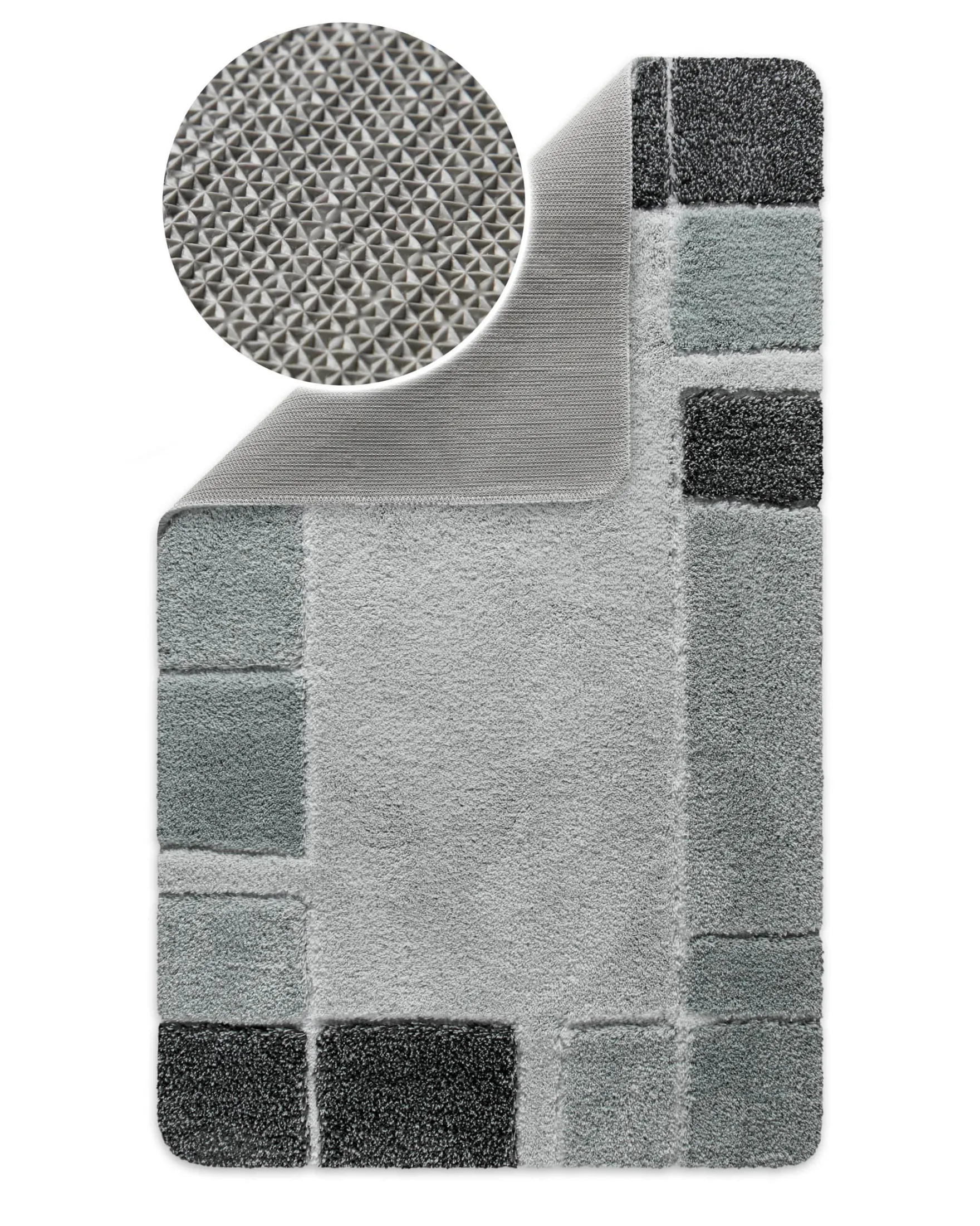 Badteppich Grau Multi "Villa Elba" Homie Living