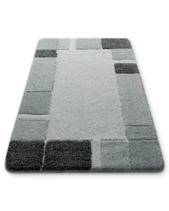 Badteppich Grau Multi